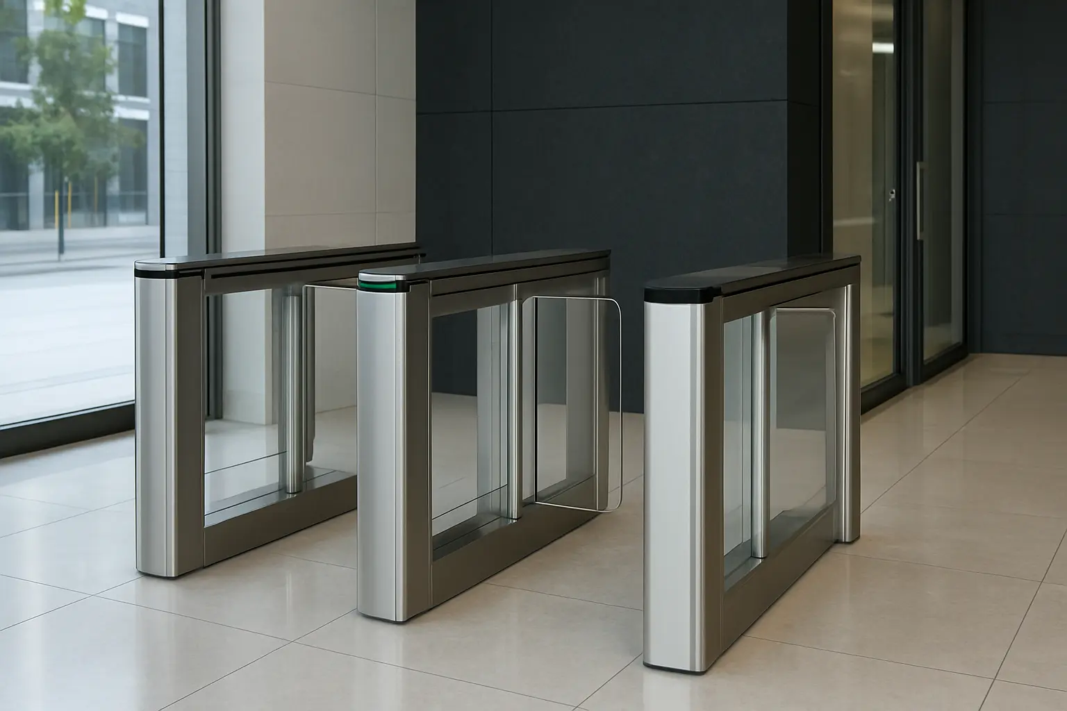 How to Choose Turnstiles and Lobby Barriers for Toronto Office Buildings: Types, ADA & Fire Considerations, and Access Contro