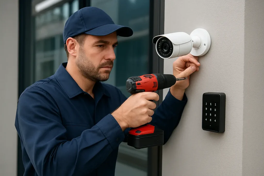 Security Camera & Access Control Installation for Leased Commercial Spaces in Toronto: Tenant–Landlord Permissions, Low‑Impac