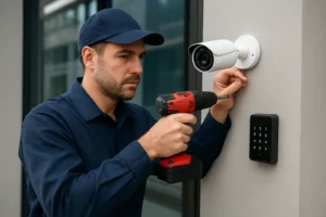 Security Camera & Access Control Installation for Leased Commercial Spaces in Toronto: Tenant–Landlord Permissions, Low‑Impac