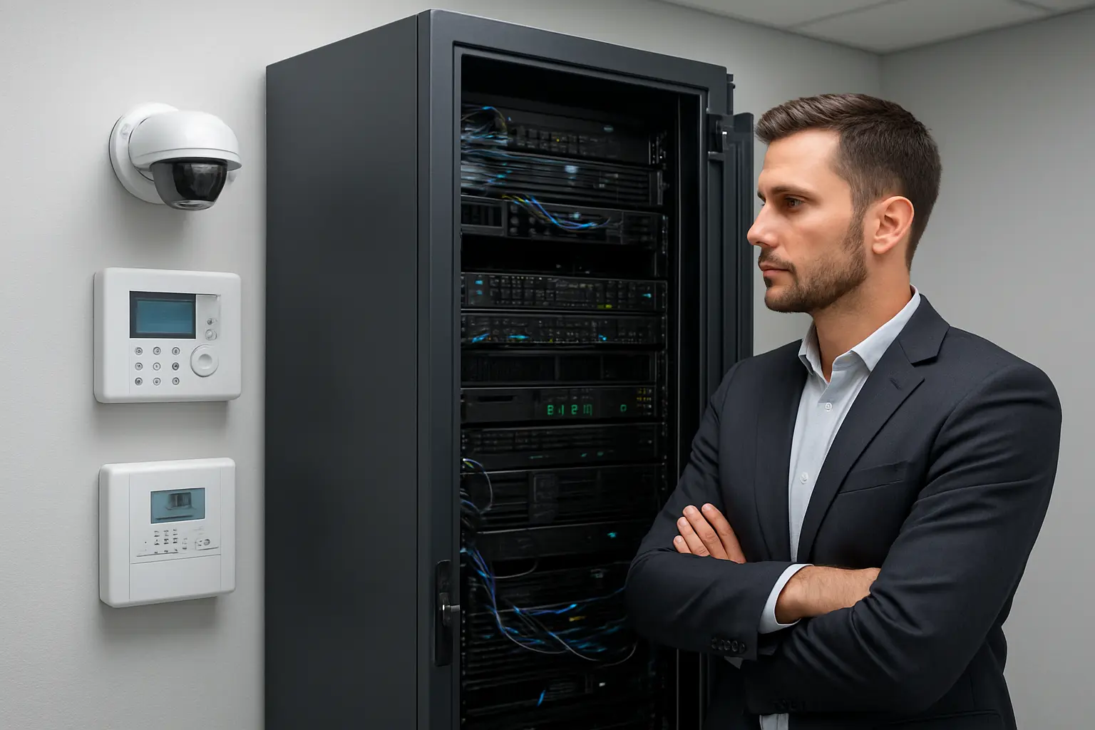 Server Room & IT Closet Security in Toronto: Access Control, CCTV, Environmental Monitoring and Best Practices